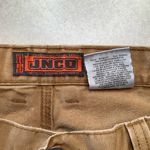 ❗️SOLD❗️Jnco Vintage Duck Cloth Carpenter Jeans 34X32 90’s Made In The USA - Picture 9 of 10
